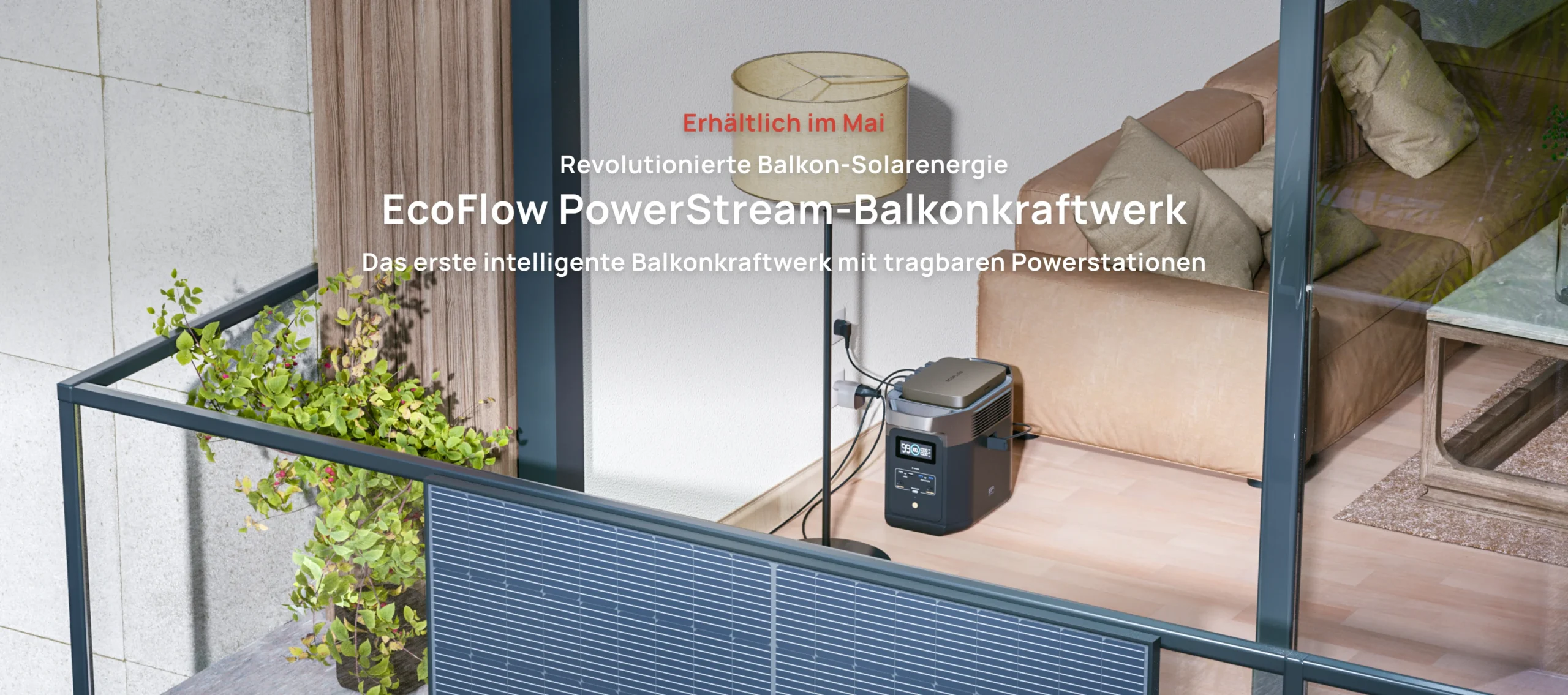 EcoFlow PowerStream – EcoFlow bringt Speicher-Lösung für Balkonkraftwerke auf den Markt